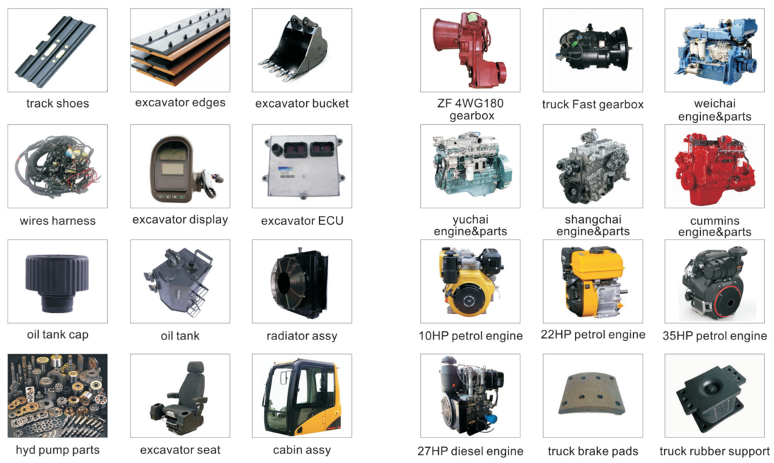 ISUZU इंजन 4bg1 4bg1t Hitachi Zax120 Zx120 असली पार्ट्स मूल क्रैंकशाफ्ट चरखी 8971720400